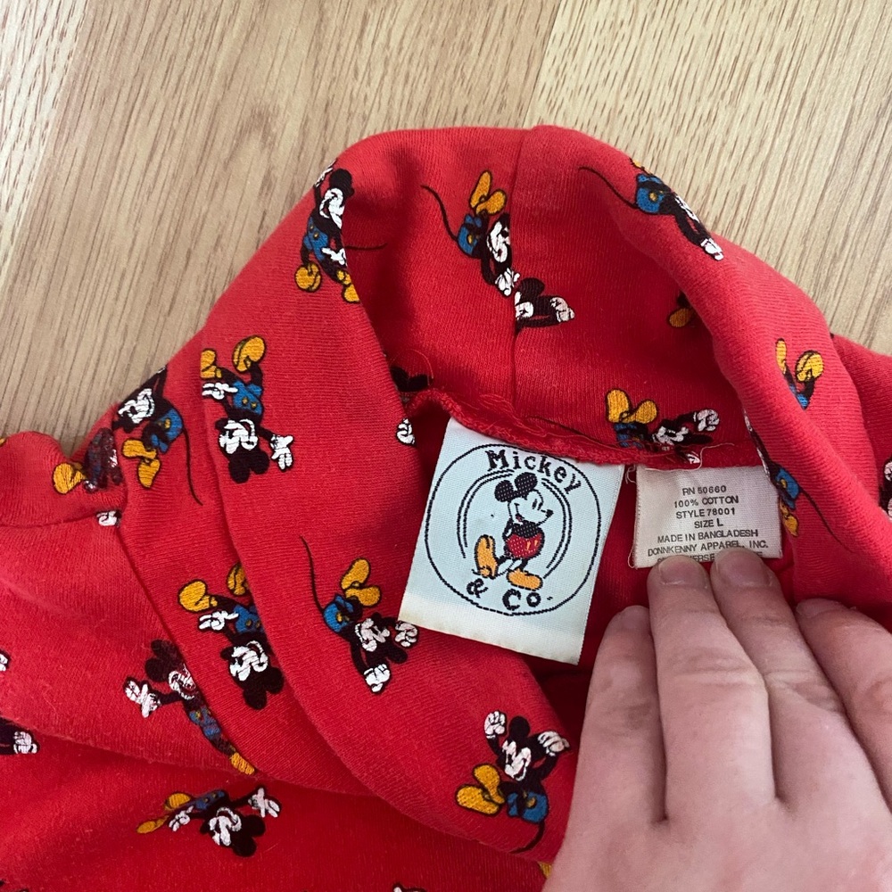 Disney Mickey & Co. Red Sweater